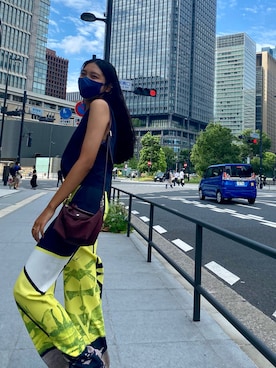 「Upcycle（アップサイクル）のアイテム」を使った、_n_a_o_m_i_さん（レディース・169cm）の夏コーディネート