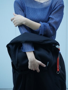 「アイテム（ボディバッグ/ウエストポーチ）」を使った、nekopanchii28さん（レディース・166cm）の夏コーディネート