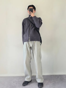 「アイテム（イヤーカフ）」を使った、MONO.さん（メンズ・178cm）の秋コーディネート