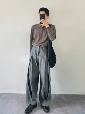 「アイテム（リング）」を使った、MONO.さん（メンズ・178cm・20代）の秋コーディネート