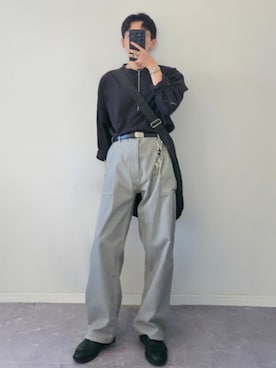 「アイテム（トップス）」を使った、MONO.さん（メンズ・178cm・20代）の秋コーディネート