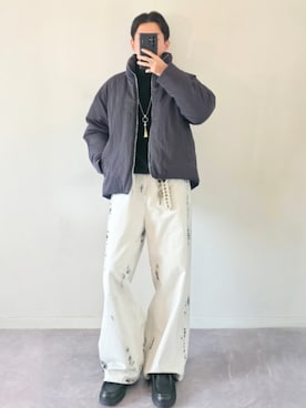 「アイテム（キーホルダー）」を使った、MONO.さん（メンズ・178cm）の秋コーディネート