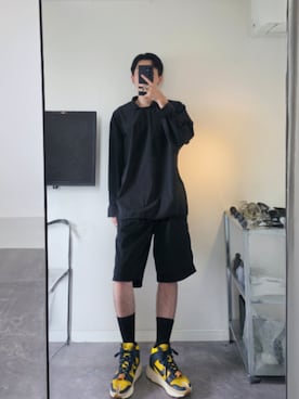 「アイテム（イヤーカフ）」を使った、MONO.さん（メンズ・178cm）の秋コーディネート