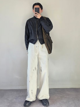 「アイテム（リング）」を使った、MONO.さん（メンズ・178cm・20代）の秋コーディネート