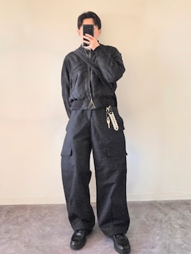 「SINSS（シンス）のアイテム」を使った、MONO.さん（メンズ・178cm）の冬コーディネート