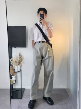 「アイテム（キーホルダー）」を使った、MONO.さん（メンズ・178cm・20代）の秋コーディネート