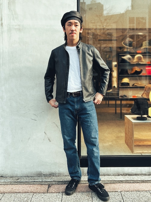arth Leather Beret / アース（ハンチング/ベレー帽）｜arth