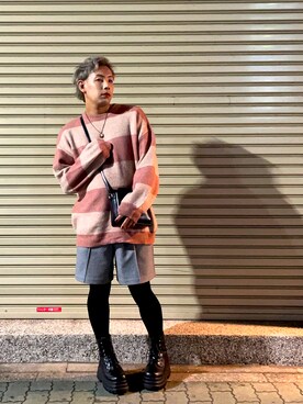 「WEGO（ウィゴー）のアイテム（ブーツ）」を使った、ゆーたんさん（メンズ・164cm）の秋コーディネート