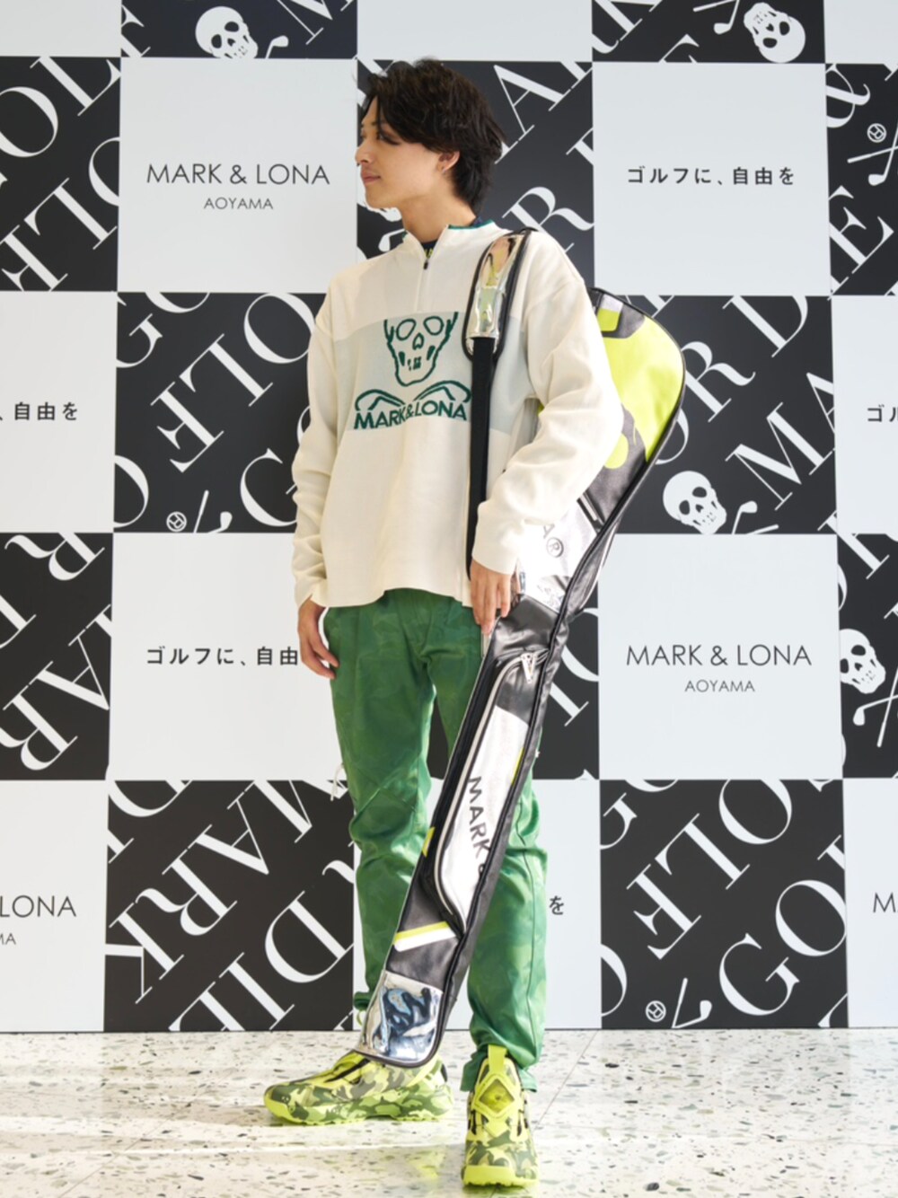 美品✦マークアンドロナ✦Union Contrast Innerインナーホワイト 1711074945_500.jpg
