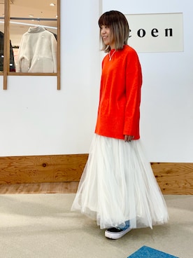 「coenスタッフスタイリング」｜「アイテム（その他）」を使った、にっしー さん（レディース・153cm）の冬コーディネート