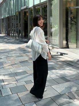 「PROPORTION BODY DRESSING（プロポーションボディドレッシング）のアイテム」を使った、HARUさん（レディース・160cm）の夏コーディネート