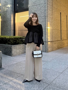 「EDIT COLOGNE（エディットコロン）のアイテム」を使った、HARUさん（レディース・160cm）の夏コーディネート