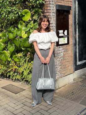 「PROPORTION BODY DRESSING（プロポーションボディドレッシング）のアイテム」を使った、HARUさん（レディース・160cm）の夏コーディネート