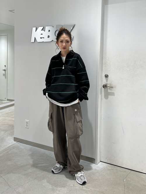 セール】BORDER SWEAT POLO（スウェット）｜KEBOZ（ケボズ）の
