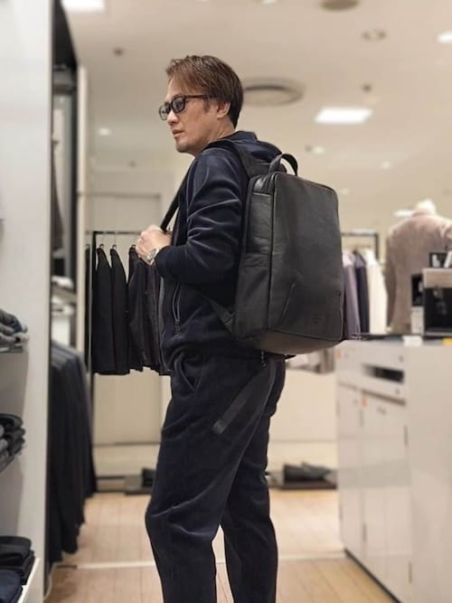 最終値下げ　EPOCA UOMO エポカウォモ レザー バックパック レザーバックパック（バックパック/リュック）｜EPOCA UOMO