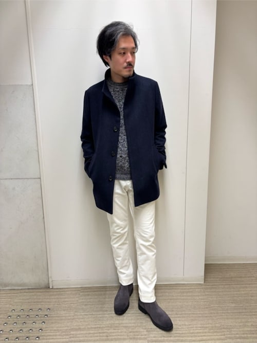 EPOCA UOMO（エポカ ウォモ） コート ジャケット ツイルスタンドカラー