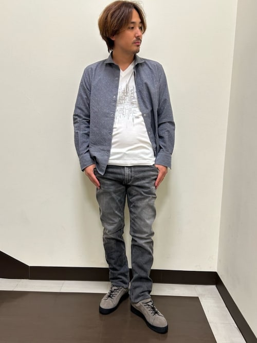 EPOCA UOMO（エポカ ウォモ） ジーンズ リンクルストレッチデニム