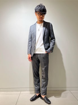 「アイテム（その他アウター）」を使った、EPOCA UOMOさん（メンズ・180cm）の秋コーディネート