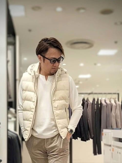 EPOCA UOMO（エポカ ウォモ） ダウンベスト ベスト ＊Safari11月号掲載