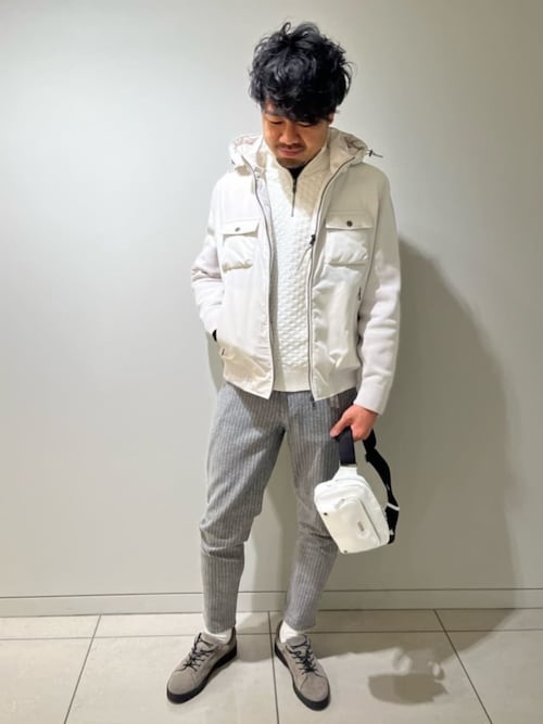 セール】【セットアップ対応】ストライプウールパンツ（その他パンツ