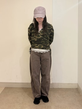 「OVERRIDE（オーバーライド）のアイテム」を使った、kiki729さん（レディース・150cm）の秋コーディネート