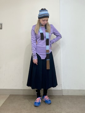 「アイテム（その他トップス）」を使った、kiki729さん（レディース・150cm）の秋コーディネート