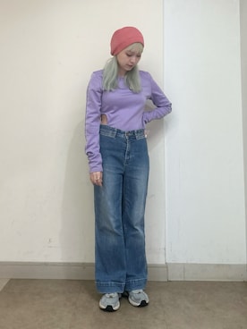 「アイテム（その他トップス）」を使った、kiki729さん（レディース・150cm）の夏コーディネート
