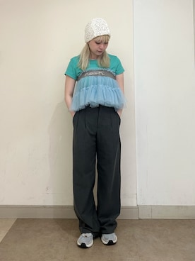 「GU（ジーユー）のアイテム」を使った、kiki729さん（レディース・150cm）の夏コーディネート