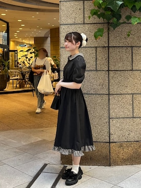 「アイテム（ワンピース/ドレス）」を使った、𝘴𝘩𝘪𝘰𝘳𝘪さん（レディース・164cm）の夏コーディネート