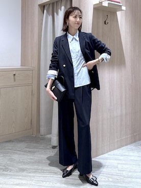 「VIS（ビス）のアイテム（パンツ）」を使った、eric08さん（レディース・166cm）の冬コーディネート