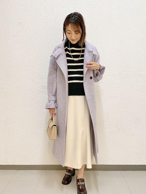 セール】【静電気防止】2WAY毛混シャギーロングコート（その他アウター