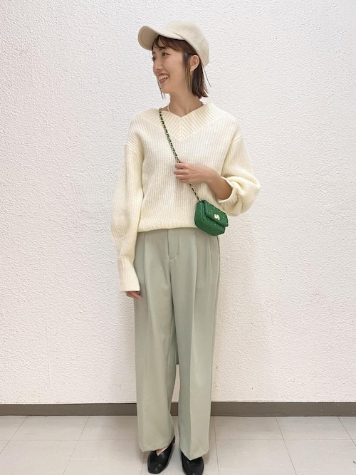 セール】【2WAY】オフショルダーにもなるVネックニット（ニット