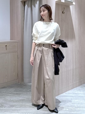 「VIS（ビス）のアイテム（パンツ）」を使った、eric08さん（レディース・166cm）の冬コーディネート