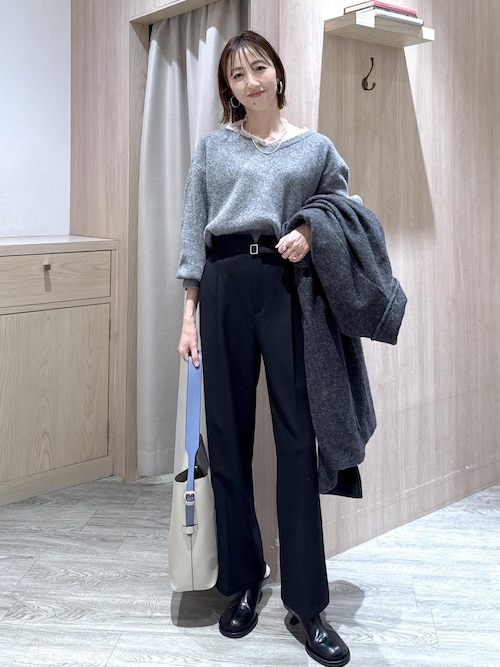 【セレモニー/通勤対応】【A4収納】リバーシブルハンドルワンショルダーバッグ