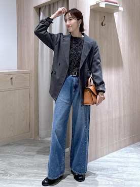 「アイテム（ハンドバッグ）」を使った、eric08さん（レディース・166cm・30代）の冬コーディネート