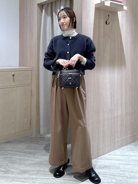 「VIS（ビス）のアイテム（パンツ）」を使った、eric08さん（レディース・166cm）の冬コーディネート