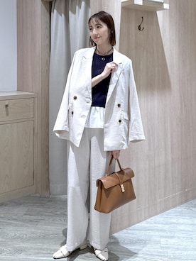 「VIS（ビス）のアイテム（バッグ）」を使った、eric08さん（レディース・166cm）の春コーディネート