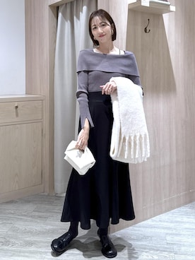 「VIS（ビス）のアイテム（トップス）」を使った、eric08さん（レディース・166cm）の冬コーディネート