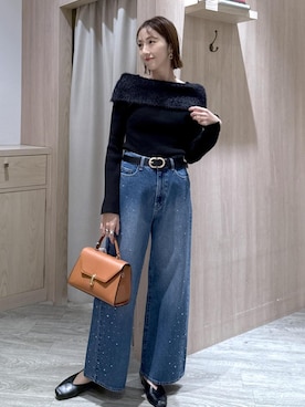 「VIS（ビス）のアイテム（アクセサリー）」を使った、eric08さん（レディース・166cm）の冬コーディネート