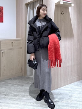 「アイテム（ブーツ）」を使った、eric08さん（レディース・166cm・30代）の冬コーディネート