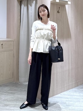 「VIS（ビス）のアイテム（バッグ）」を使った、eric08さん（レディース・166cm）の春コーディネート