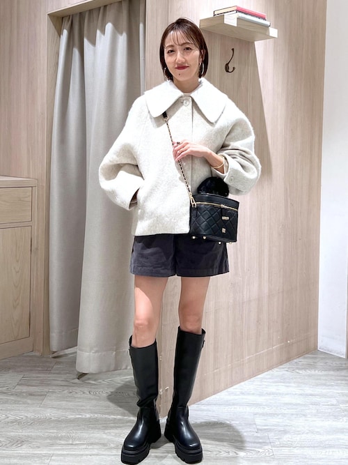 サイドバックルタンクソールロングブーツ（ブーツ）｜Juze（ジュゼ）の