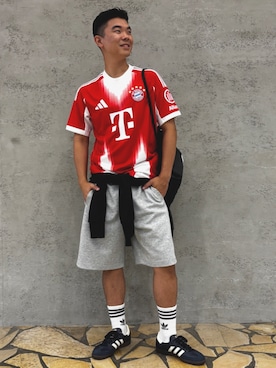 「アイテム（レッグウェア）」を使った、mdさん（メンズ・173cm）の夏コーディネート