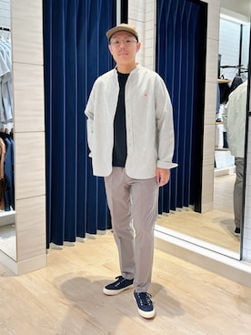 「アイテム（キャップ）」を使った、MIZUTAさん（メンズ・174cm・30代）の夏コーディネート