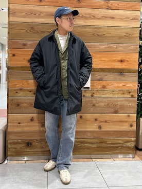 「アイテム（ジャケット/アウター）」を使った、MIZUTAさん（メンズ・174cm）の冬コーディネート