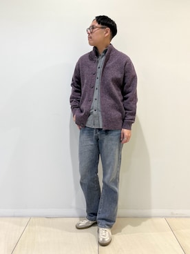 「アイテム（シャツ/ブラウス）」を使った、MIZUTAさん（メンズ・174cm・30代）の冬コーディネート