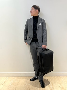 「アイテム（テーラードジャケット）」を使った、MIZUTAさん（メンズ・174cm・30代）の秋コーディネート