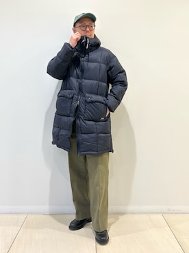 「アイテム（ダウンジャケット/コート）」を使った、MIZUTAさん（メンズ・174cm・30代）の冬コーディネート