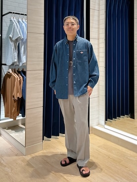 「アイテム（パンツ）」を使った、MIZUTAさん（メンズ・174cm・30代）の夏コーディネート
