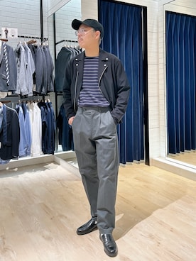 「キャップ」｜MIZUTAさん（メンズ・174cm・30代）の秋コーディネート